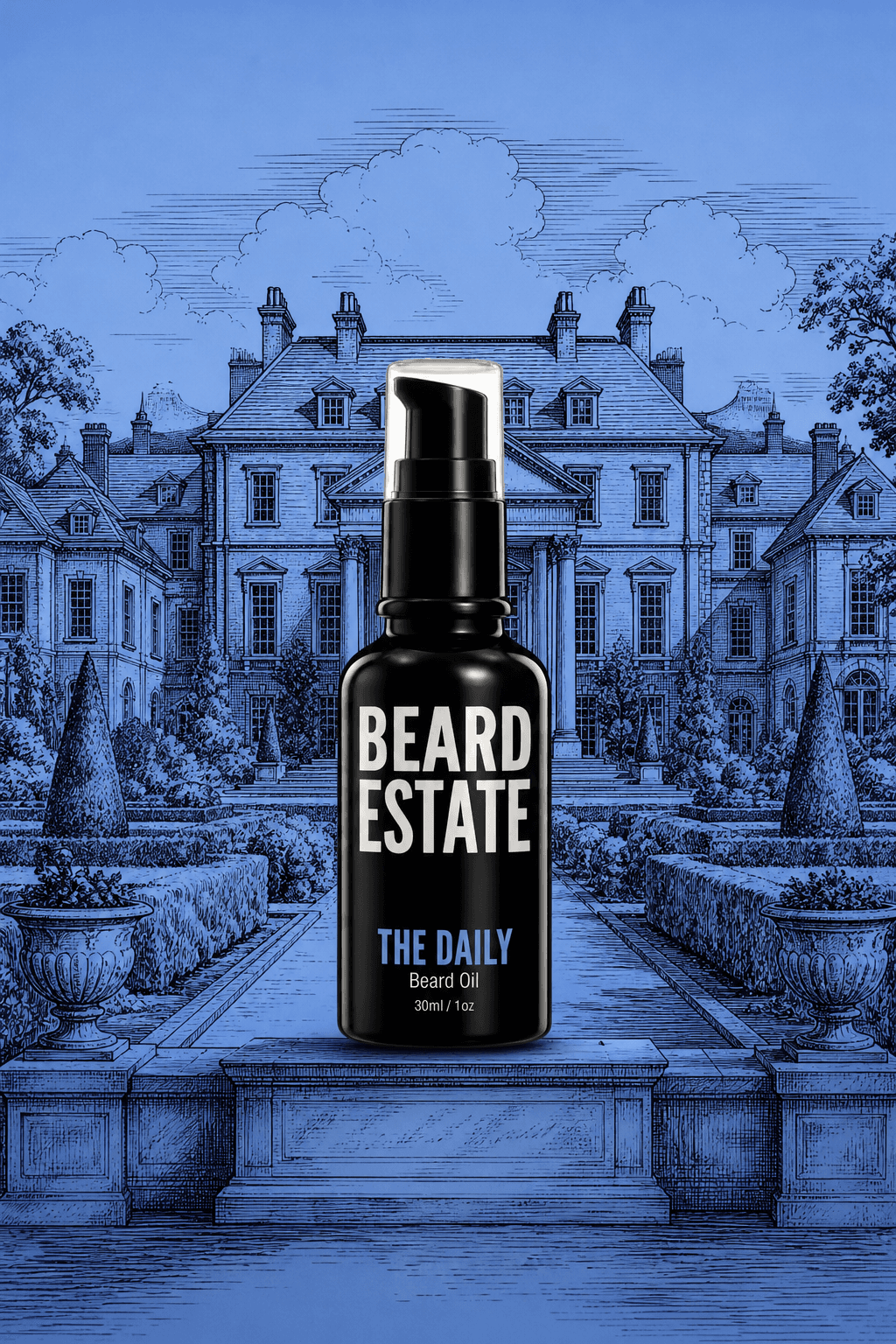 RAW beard oil — pure carrier base, unfragranced
